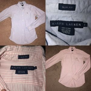 Ralph Lauren Slim Fit Oxford Shirts